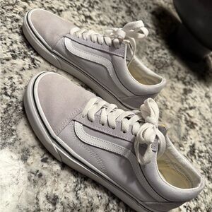 Vans White and Gray Sneakers